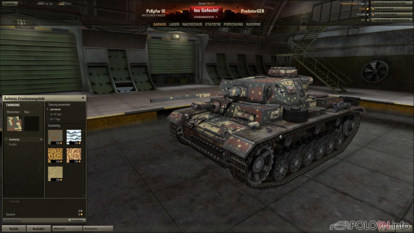 Fast-Elite PzKpfw III - klein, aber fix und gut getarnt :D