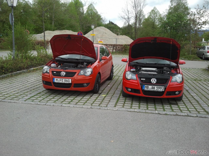 Andi und Ich aufem AOK Parklatz in Mießbach die 2e