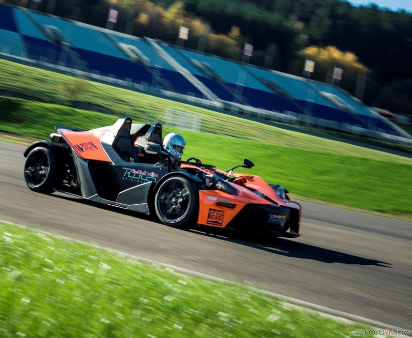 WISBI Challenge mit dem X-Bow am Redbullring 2012 - Rang 7 von 445 Teilnehmern; Bild zeigt Fahrt im Finale